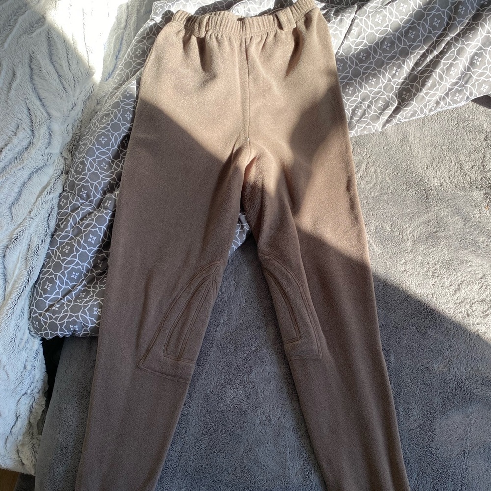 Fleece knee patch breech size large